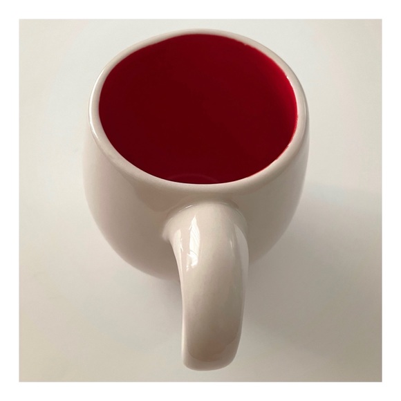 New! Magenta Exclusive Ceramic Coffee Mug DREAM Coastal Graphic in Red & White - Picture 13 of 15